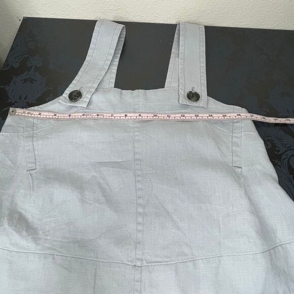 Everlane The Apron Linen Tank Top Sky Blue Gray Size 2 - Picture 7 of 11